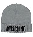Moschino Beanie - Wool/Acrylic - Grey Melange