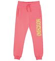 Moschino Sweatpants - Aurora Pink w. Gold