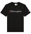 Champion Fashion T-Shirt - Noir av. Logo