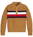 Tommy Hilfiger Blouse - Knitted - Global Stripe Henley - Vintage
