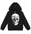 Philipp Plein Hoodie - Stones Skull - Black w. White