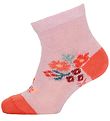 Melton Chaussettes - Rose av. Fleurs