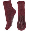 Chaussettes av. Antidérapant MP - Celina - Rouge Foncé av. Brill