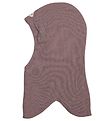 Racing Kids Balaclava - Wool/Cotton - 2-layer - Dusty Purple w. 