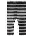 Smallstuff Leggings - Striped - Grey/anthracite