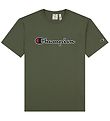 Champion Fashion T-Shirt - Groen m. Logo