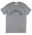 Champion Fashion Stuttermabolur - Háskólanám - Grátóna