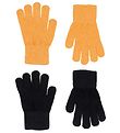 CeLaVi Handschuhe - Wolle/Nylon - 2er-Pack - Yellow/Schwarz
