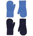 CeLaVi Fäustlinge - Wolle/Nylon - 2er-Pack - Bright Cobalt/Navy