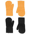 CeLaVi Fustlinge - Wolle/Nylon - 2er-Pack - Yellow/Schwarz