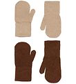 CeLaVi Fäustlinge - Wolle/Nylon - 2er-Pack - Shell/Beige
