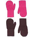 CeLaVi Fustlinge - Wolle/Nylon - 2er-Pack - Pink/Dunkellila