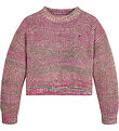 Tommy Hilfiger Bluse - Strick - Chunky Melange - Beige/Multi