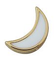 Design Letters Anhänger für Halskette - Mond - Gold/Weiß