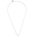 Design Letters Necklace - Square Link - 45 cm - Silver