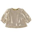 Stella McCartney Kids Kinderbluse - Beige m. Glitzer