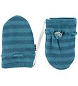 Joha Mittens - Wool - Blue Striped