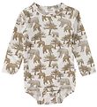 Joha Romper l/s - Wol - Grijs m. Beren