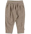 Joha Trousers - Wool - Brown Melange