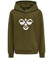 Hummel Hoodie - hmlCuatro - Dark Olive