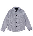 Emporio Armani Hemd - Navy/Weiß Kariert