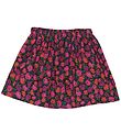 Christina Rohde Skirt - Black w. Flowers