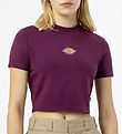 Dickies Stuttermabolur - Maple Dalur - Grape Wine