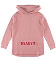 Add to Bag Hoodie - Roze m. Print