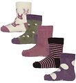 Minymo Socken - 5er-Pack - Ochide Haze m. Muster