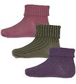 Minymo Chaussettes - 3 Pack - Orchid Haze