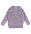 Copenhagen Colors Blouse - Knitted - Wool - Lavender/Pale Cream 