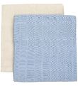 Fixoni Chiffons en tissu - 2 Pack - 70x70 cm - Ashley Blue