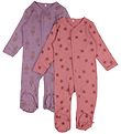 Pippi Jumpsuit - Nightsuit - 2-Pack - Dusty Rose