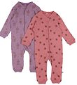 Pippi Strampler - Schlafanzug - 2er-Pack - Dusty Rose