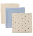 Pippi Muslinfiltar - 3-pack - 70x70 cm - Celestial Blue