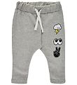 The New Siblings Joggingbuxur - Light Grey Melange