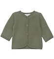 Fixoni Cardigan - Ull - Deep Lichen Green