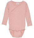 Minymo Wrap samfella L/æ - Rib - Misty Rose