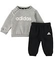 adidas Performance Collegesetti - I LIN FL JOG - Harmaa/Valkoine