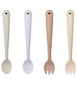 Liewood Cutlery - 4-Pack - Silicone - Shea - Apple Blossom
