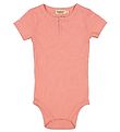 MarMar Bodysuit s/s - Rib - Modal - Pink Delight