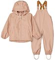 Liewood Rainwear w. Suspenders - PU - Melody - Seashell Pale Tus