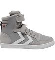 Hummel Kngor - Slankare Stadil Leather High Jr. - Alloy