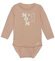 Minymo Bodysuit /s - Mahogany Rose