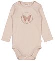 Wheat Bodysuit æ/s - Butterflies - Pale Lilac