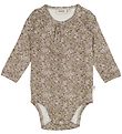 Wheat Romper l/s - Liv - Fossiele bloemen