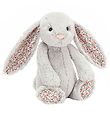 Jellycat Soft Toy - Medium+ - 32x12 cm - Blossom Silver Bunny