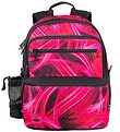 Jeva School Backpack - Square - Pink Lightning