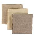 Sebra Carrs de mousseline - 3 Pack - Clair de lune Beige