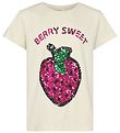 Petit by Sofie Schnoor T-shirt - Antique White w. Strawberry